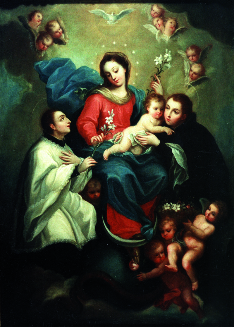 Imagen de Virgen con san Luis Gonzaga y san Estanislao de Cosque